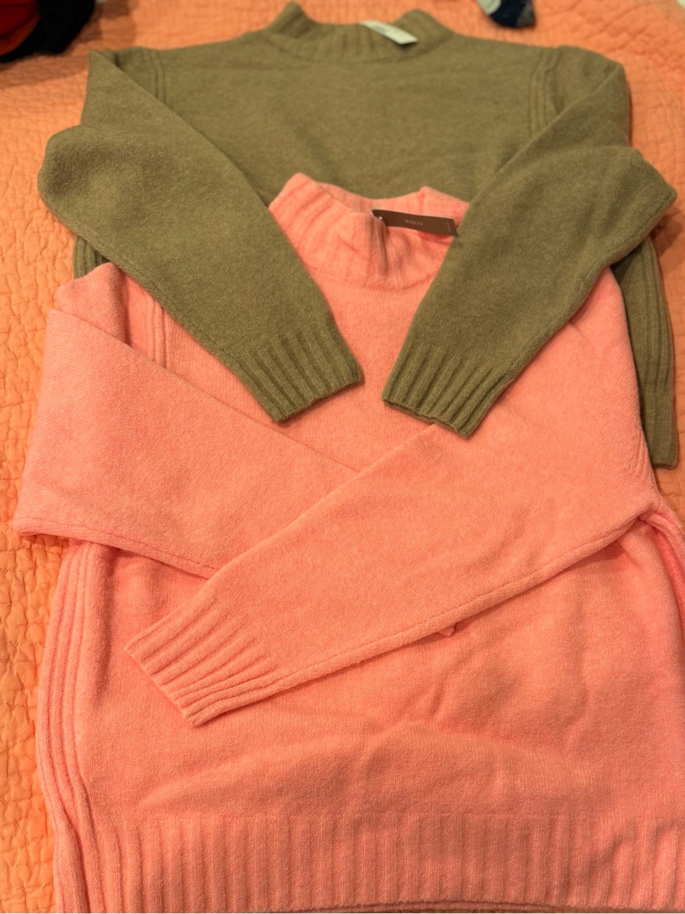 Lot of 2 NWT J Crew wool blend sweaters. 2x.
